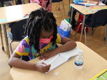 Southwood student writing